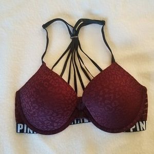 Victorias secret PINK Push up bra 32D NWT