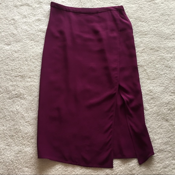 Madewell front slit midi skirt - Picture 5 of 6