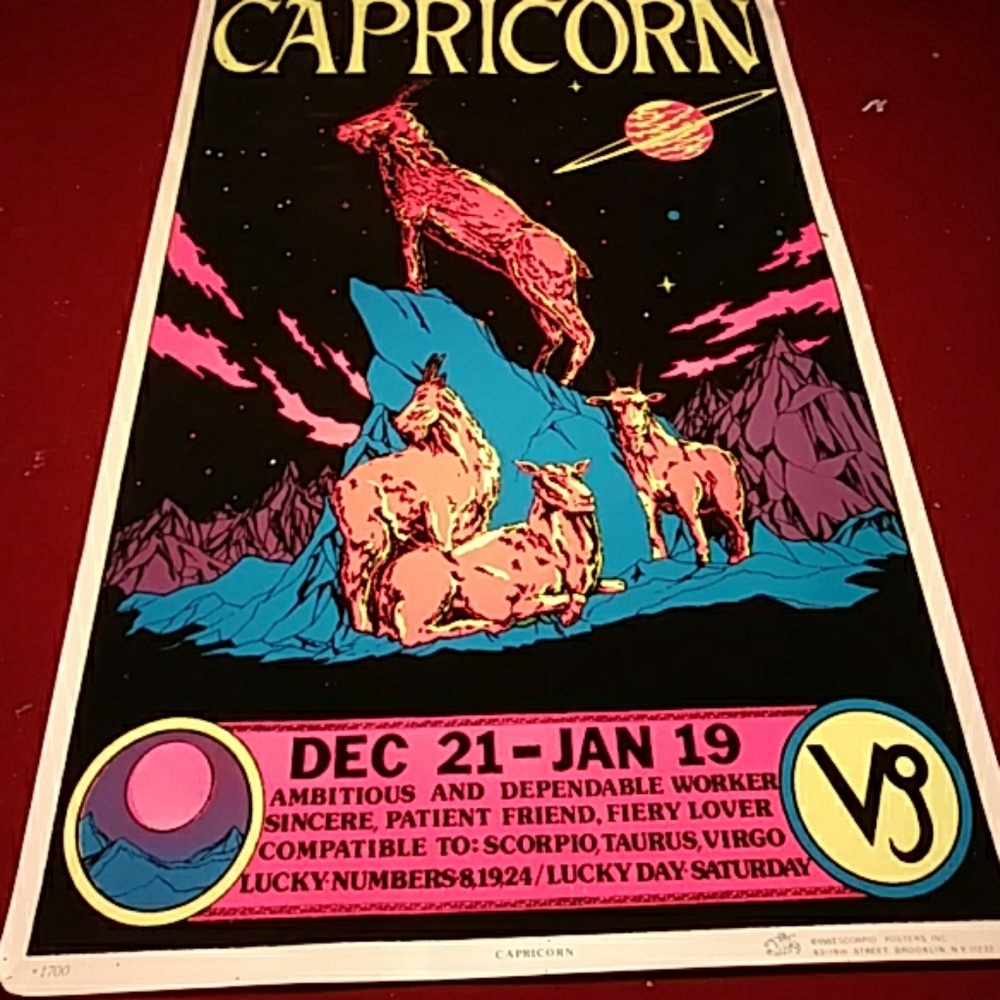 Vintage Blacklighr poster