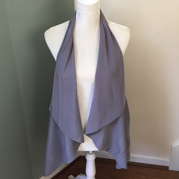 Banana Republic Tops - Banana Republic Gray Drapey Vest