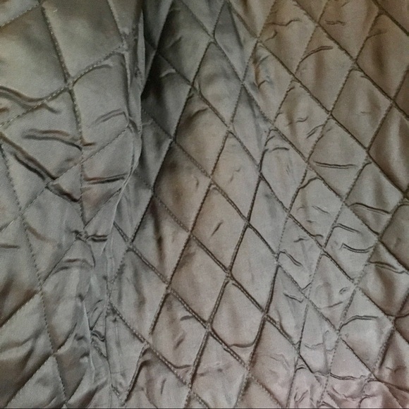 JOFELD DK BLUE LINED WOOL COAT W FAUX FUR COLLAR L - Picture 6 of 8