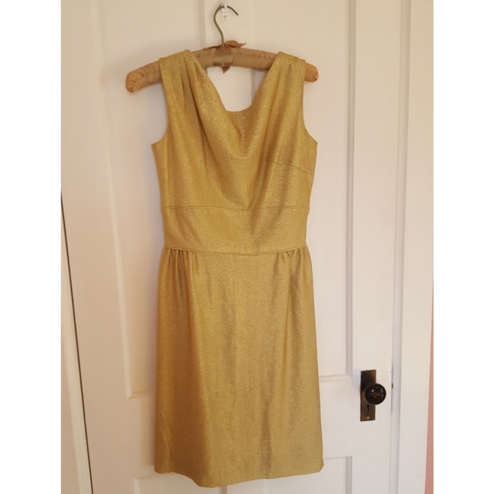 Vintage Gold Lurex Dress