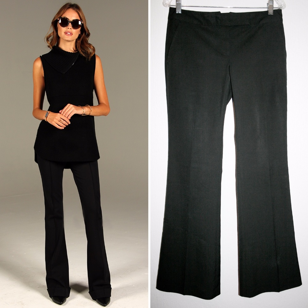 Tahari Black Flare Dress Pants