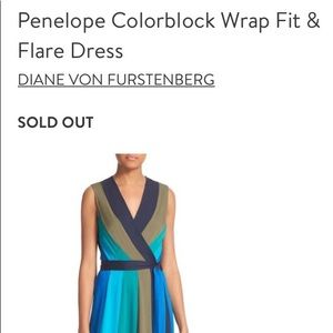 DVF "Penelope" Silk Wrap Dress NWT