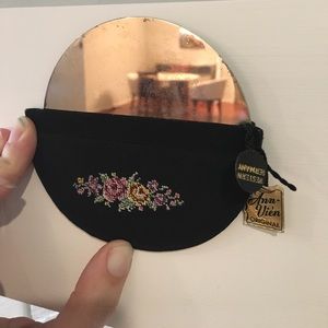 Vintage Ann Vien West Germany pocket mirror