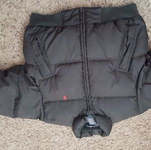 4t kids down polo winter coat