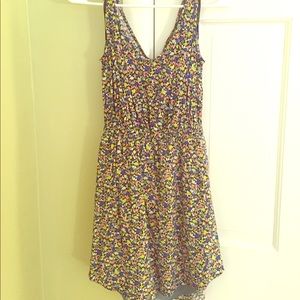 Gorgeous, colorful, backless sundress from BCBG