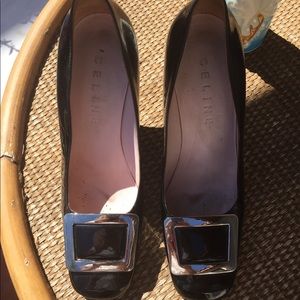 Authentic Celine patent leather heels 💯