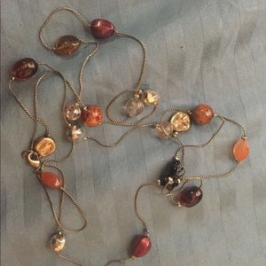 ♦️Earth tone beaded necklace
