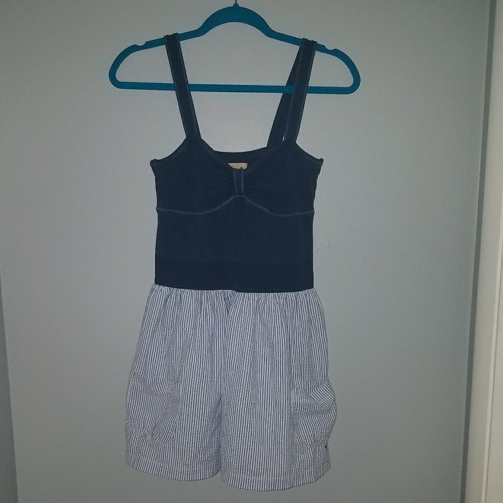 Nautical striped tank dress