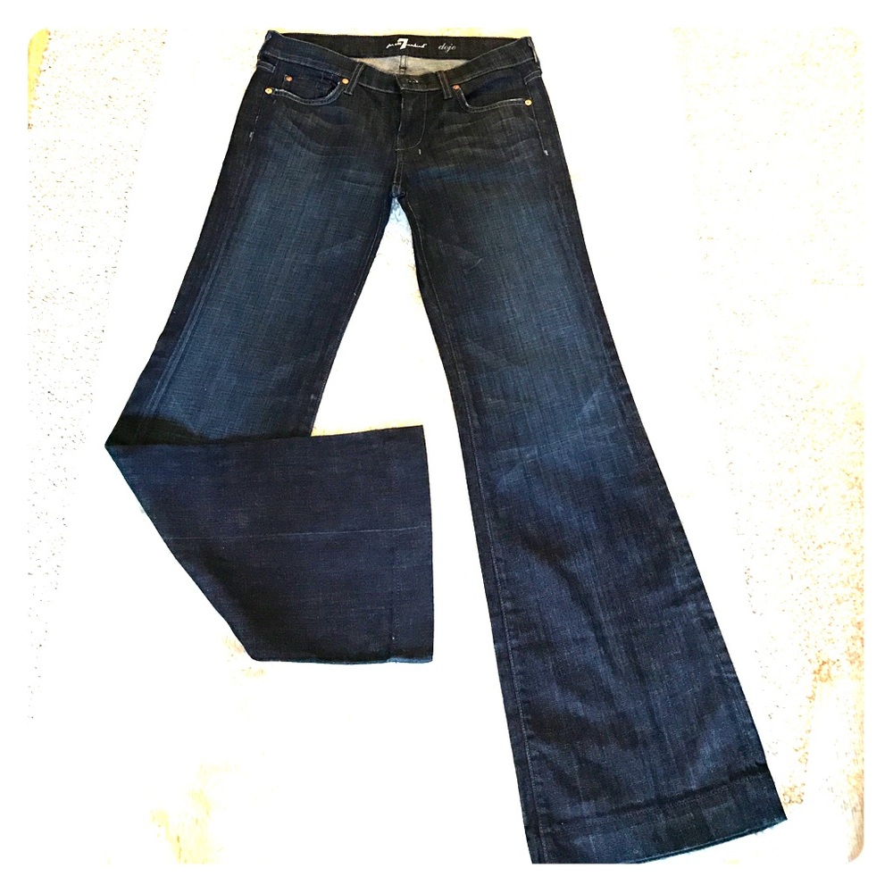 7 For All Mankind "dojo" flare leg jeans