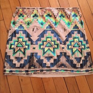 Fun sequin skirt from Express  XS size