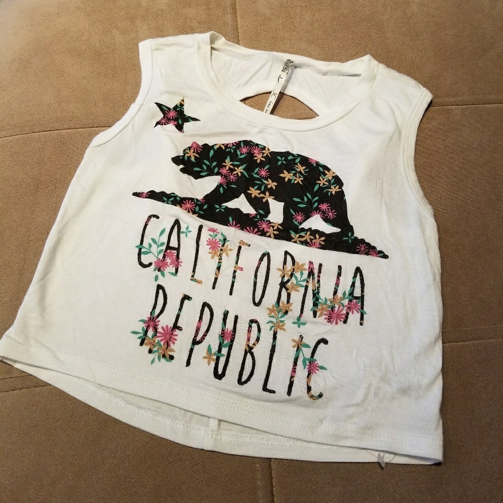 California Republic crop top