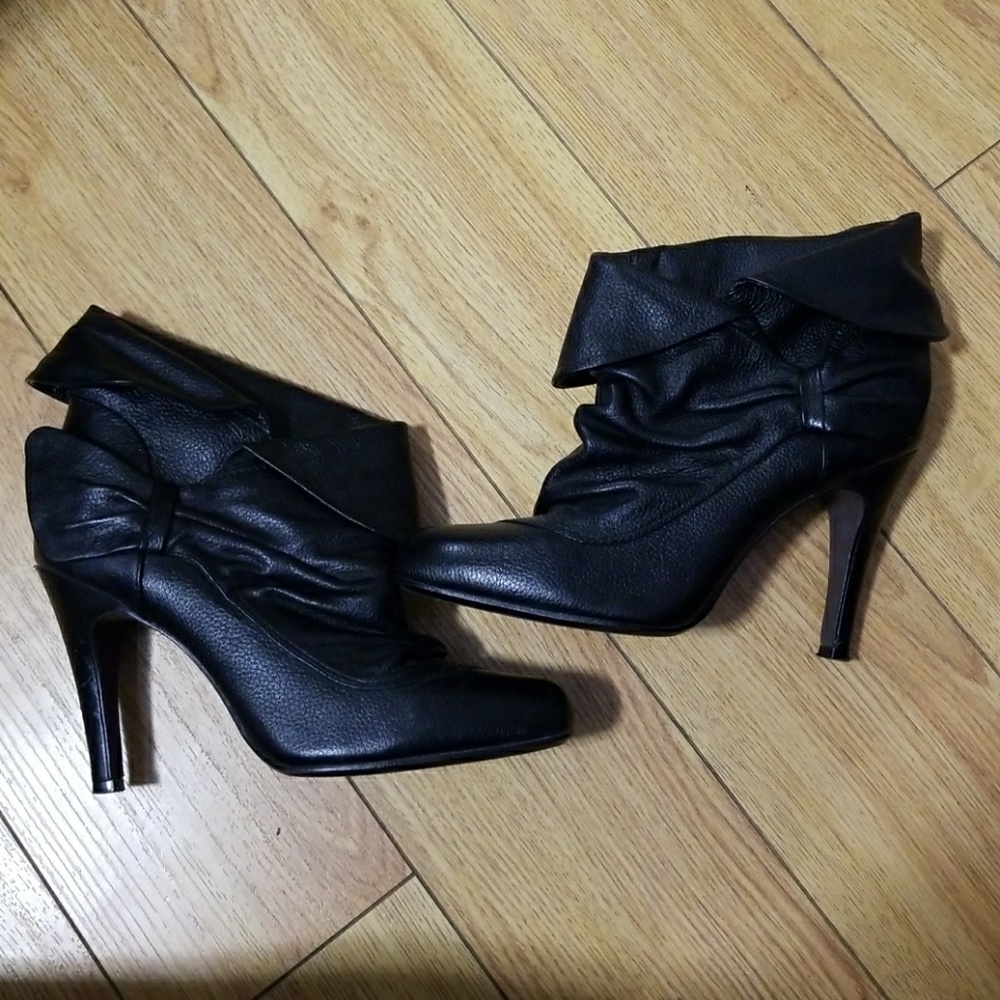 Report LEATHER Booties