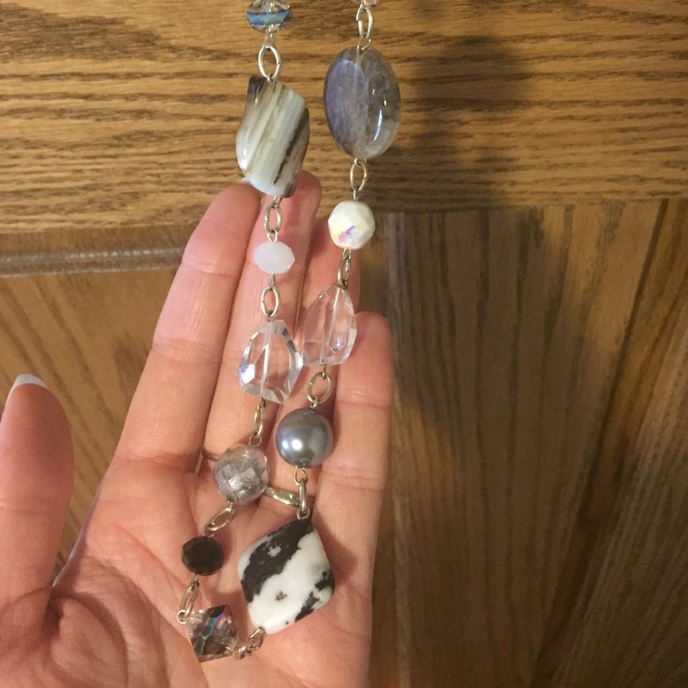 ♦️One of a kind multi stone necklace.