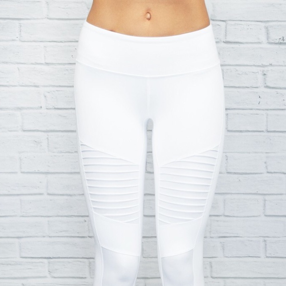 ALO Yoga Moto Legging | Small | White