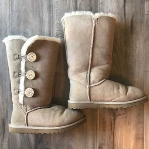 Ugg Bailey fleece-lined, suede winter boots