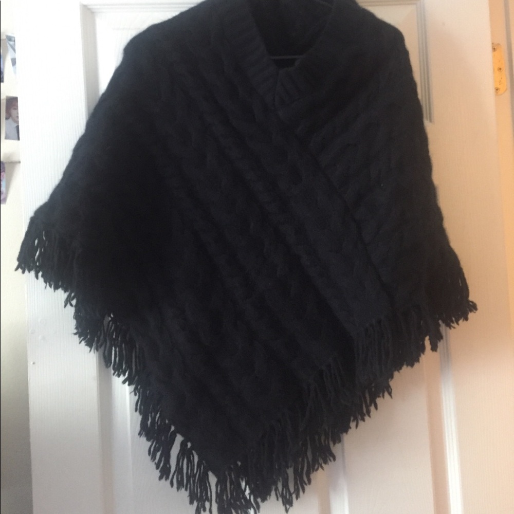 Black poncho