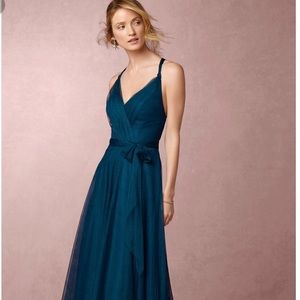 Zaria Dress from BHLDN in Sapphire