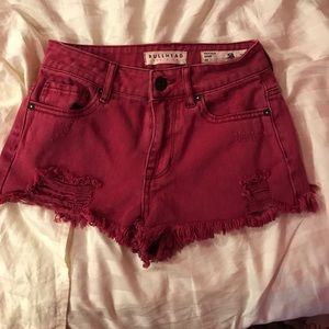 PacSun Bullhead High Waisted Jean Shorts