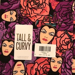 Lularoe TC leggings Disney Villians Evil Queen