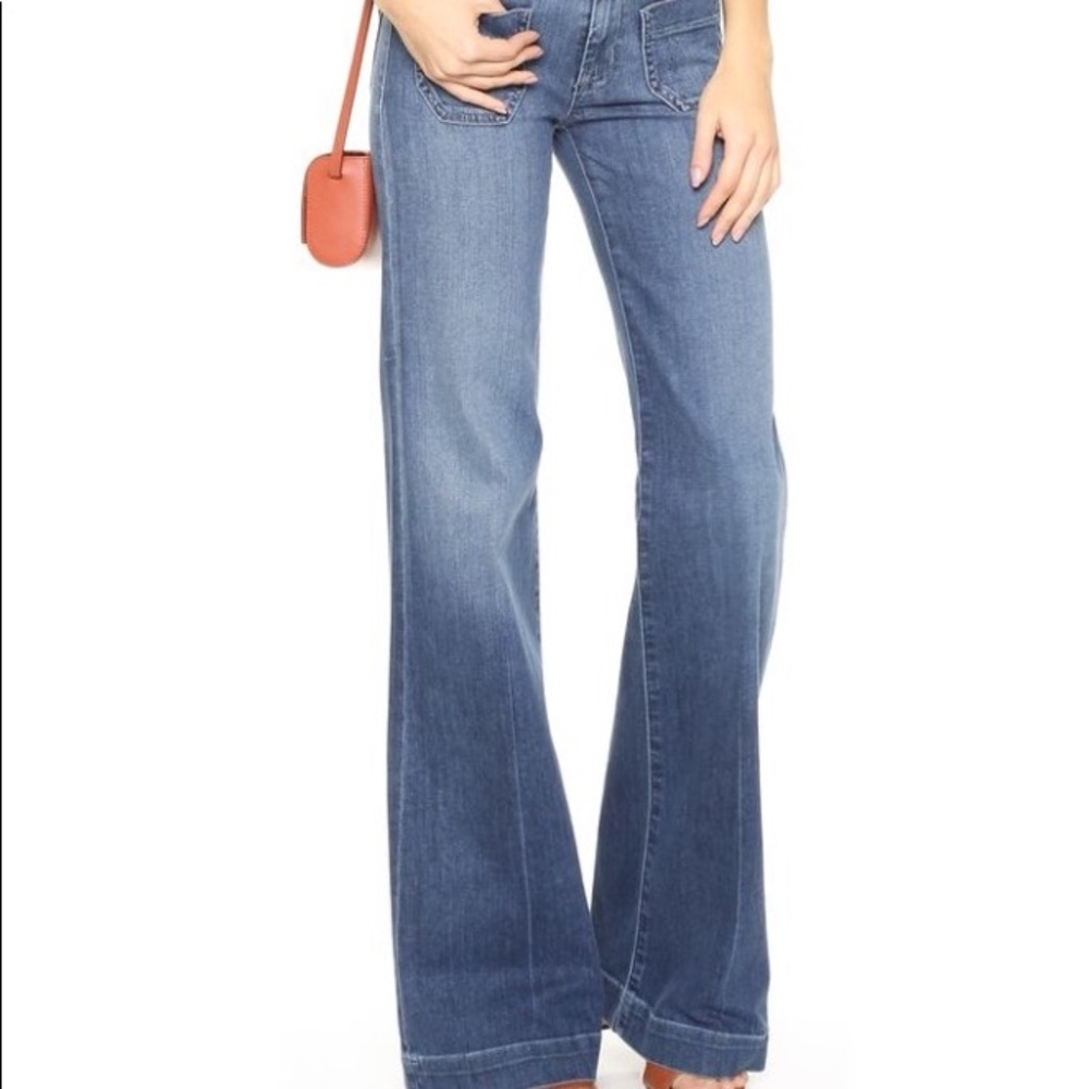Hudson "Libby" Wide Leg Jeans