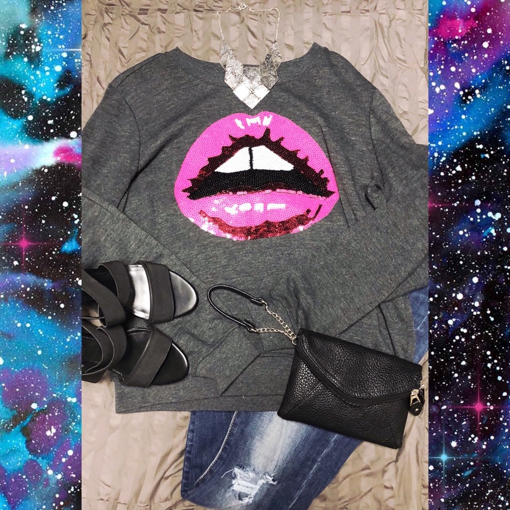 Sequin Sweatshirt