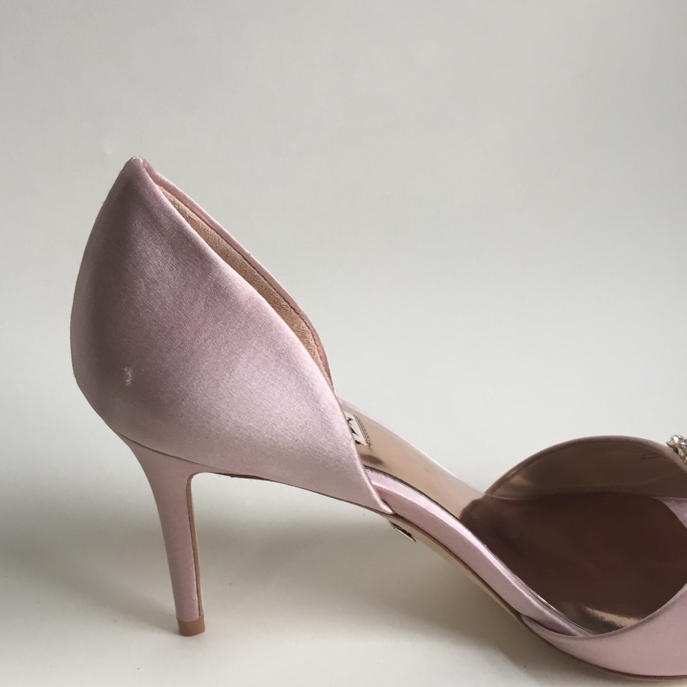 ❌SOLD❌ Badgley Mischka peep toe heels size 8 - Picture 6 of 8