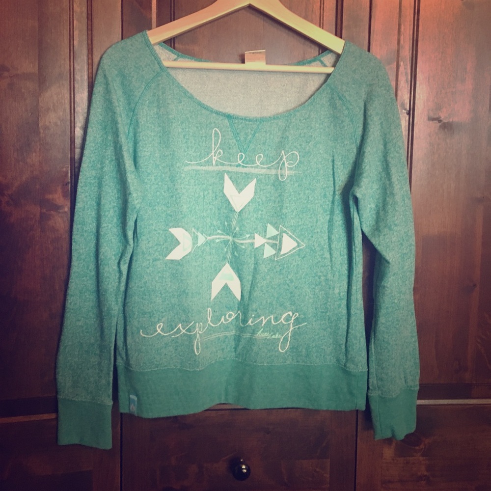 Keep exploring turquoise sweater
