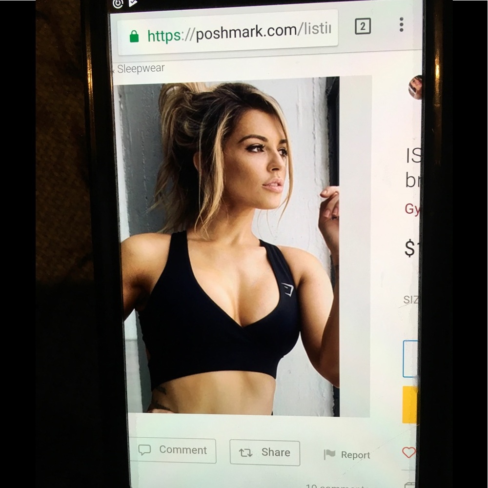 Nikki Blackketter Gymshark Bra L