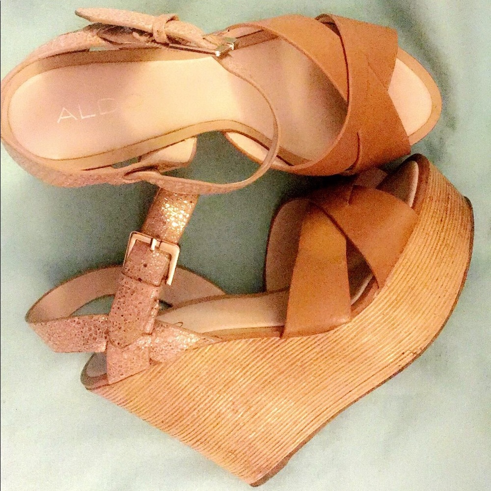 Tan wedges