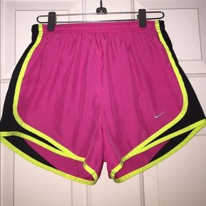 Pink Nike shorts