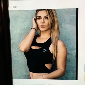 Nikki Blackketter Gymshark Tank Top L