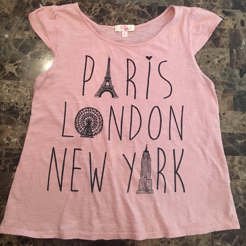 GB GIRLS light pink blouse