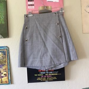 Plaid skort