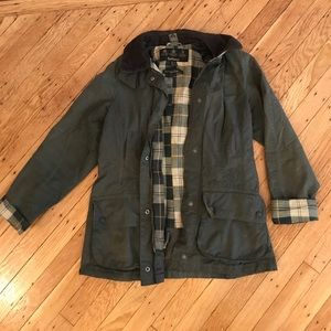 BARBOUR CLASSIC OLIVE BEADNELL WAX JACKET