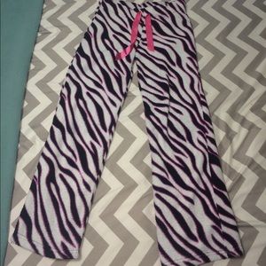 zebra pajama pants