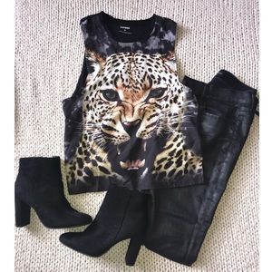 💰CYBER WEEK DEAL💰 EXPRESS Tiger Muscle Tank Top