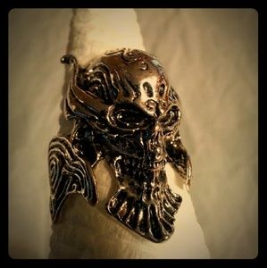 Skull Ring Bada** Devil Halloween New