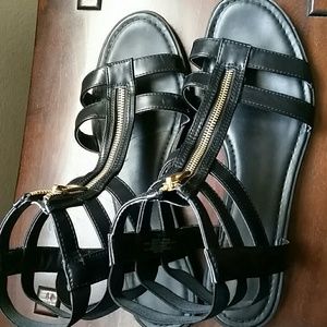 Black sandals