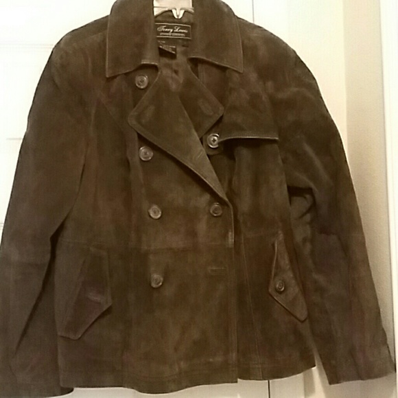 Aurora suede jacket dark brown – Les Jumelles