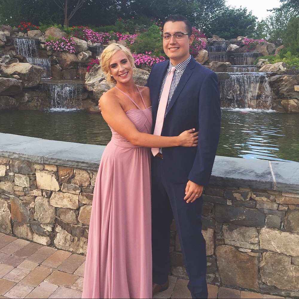 Dusty Rose Bridesmaids Dress