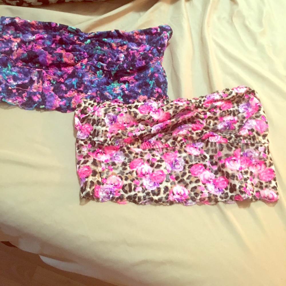 NWOT Victoria Secret pink crop tops