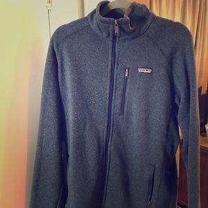 Patagonia Navy Zip Up Size Large