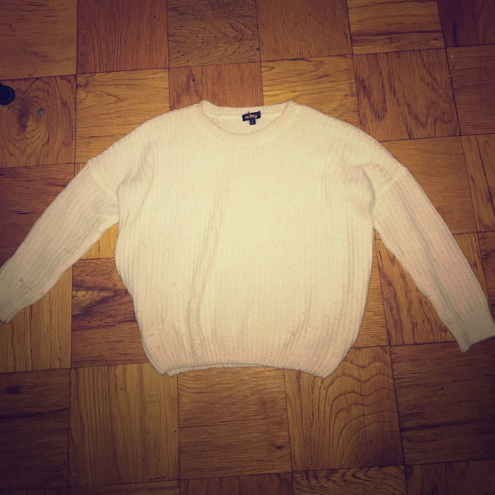 Beige oversized sweater