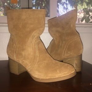 Suede booties