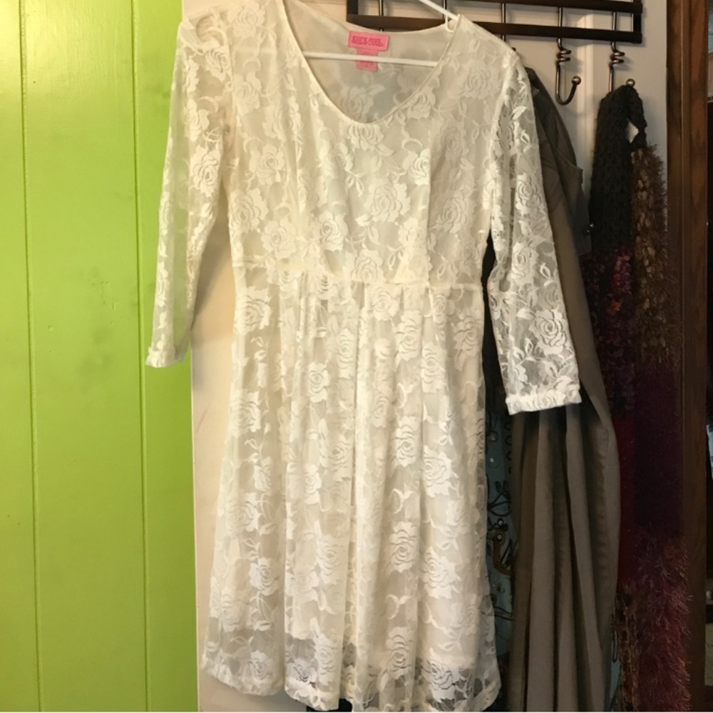 White dress