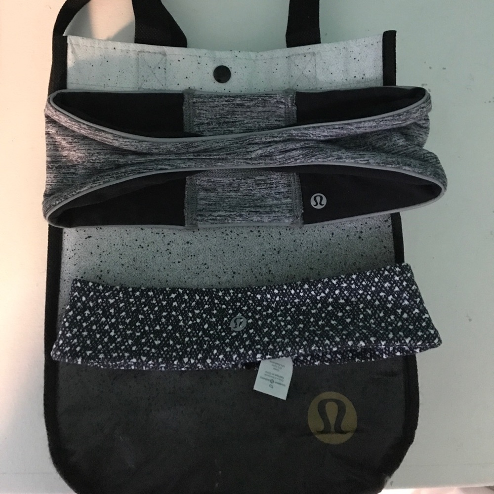 LULULEMON headband, ear warmer, and bag!