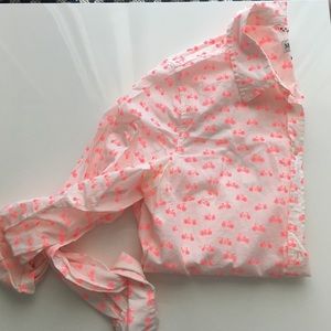 Merona bicycle print button up