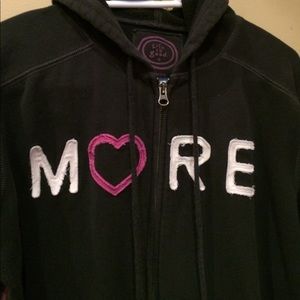 Life is Good Women's Large LOVE hoodie jacket